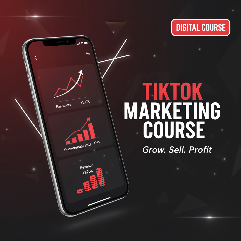 TikTok Marketing Course – Grow Your Following, Sell Your Products & Build a Brand on Ti