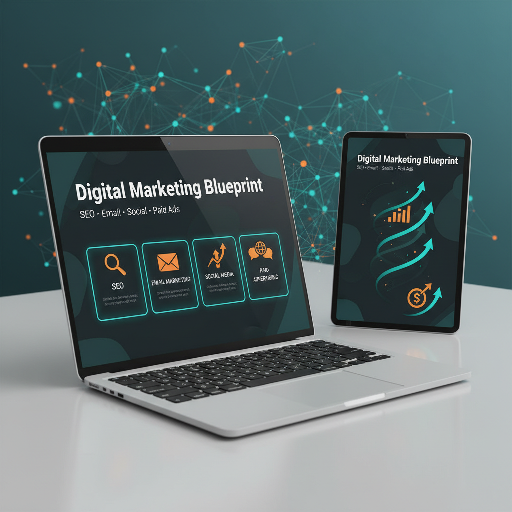 Digital Marketing Blueprint – The Complete Guide to SEO, Email, Social Media & Paid Ads